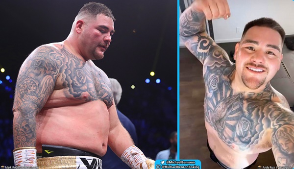 Heavyweight Boxer Andy Ruiz Shows Off Major Weight
