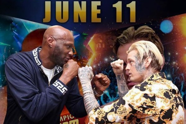Lamar Odom Touches Down In Atlantic City For Aaron Carter Fight
