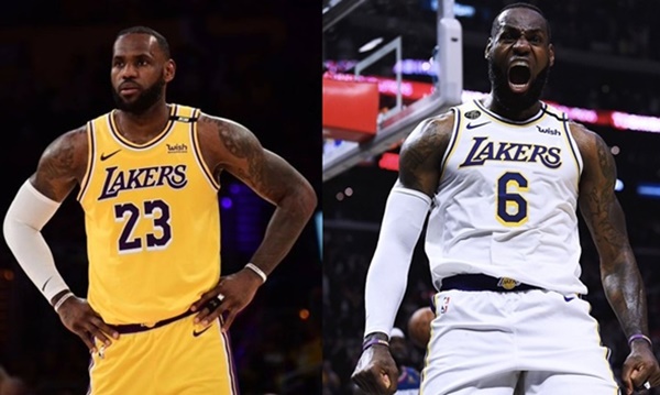LeBron James Promises 'Vengeance' Changing Lakers Jersey No. 23 To No. 6