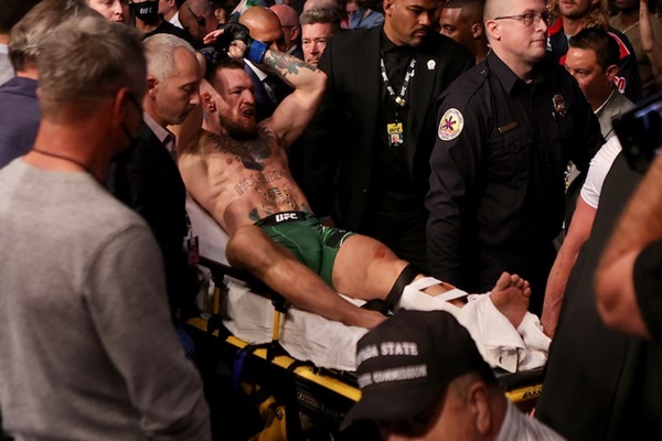 Conor McGregor Training Hard After Gruesomely Breaking His Leg