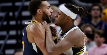 Jazz Rudy Gobert + Pacers Myles Turner FINED After Fight
