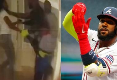Atlanta Braves’ Marcell Ozuna Caught Choking His Wife