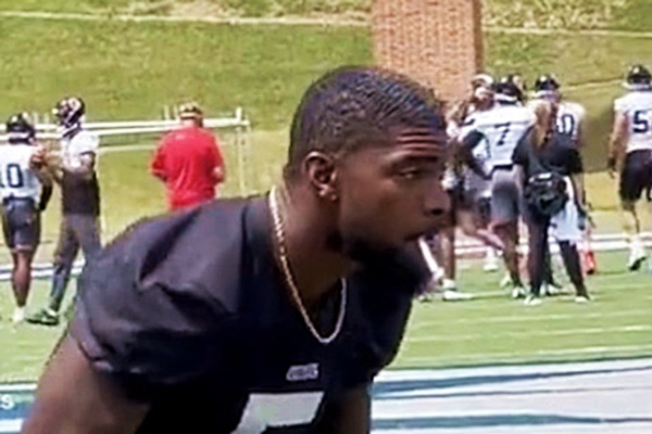 WTH? USFL Player Smoking Butt While Doing Drills At Practice